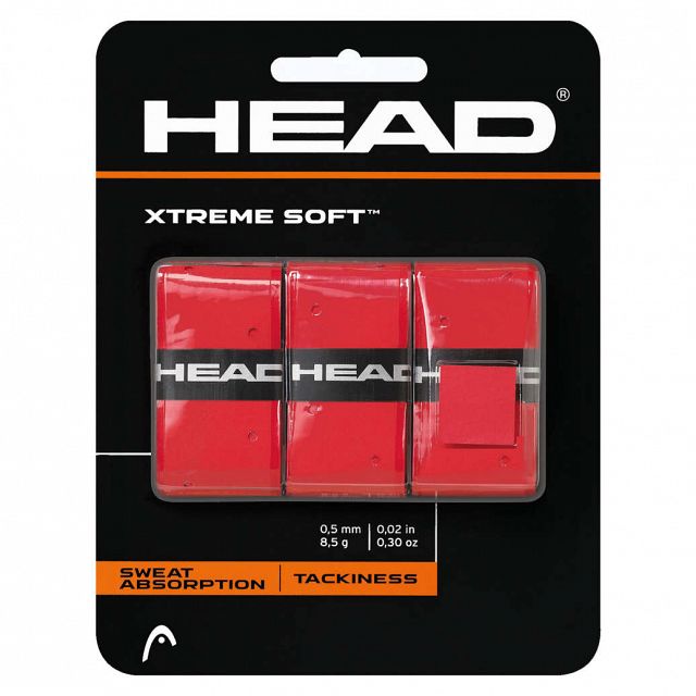 Head XtremeSoft Overgrip 3Pack Red